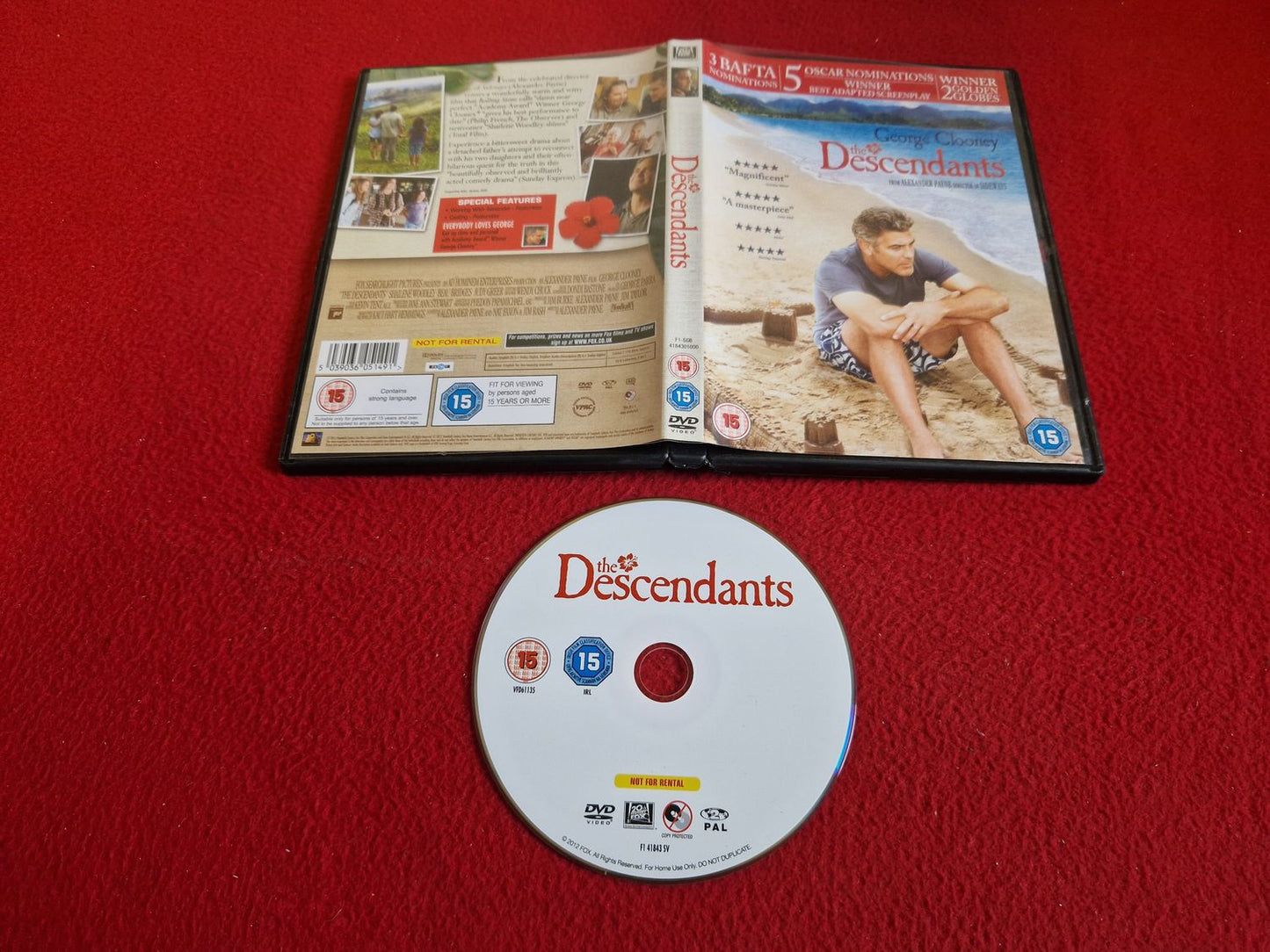 THE DESCENDANTS DVD
