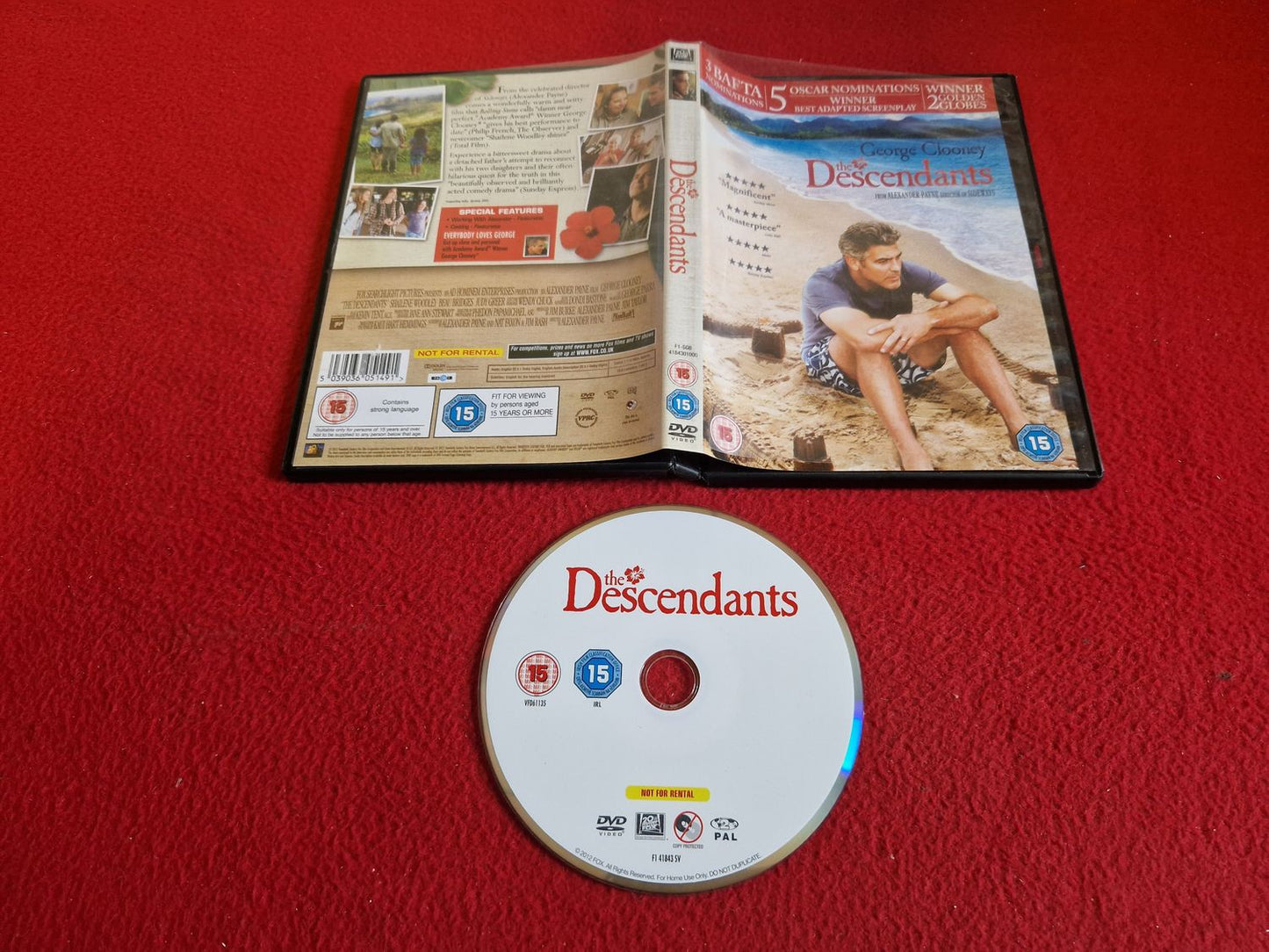 THE DESCENDANTS DVD