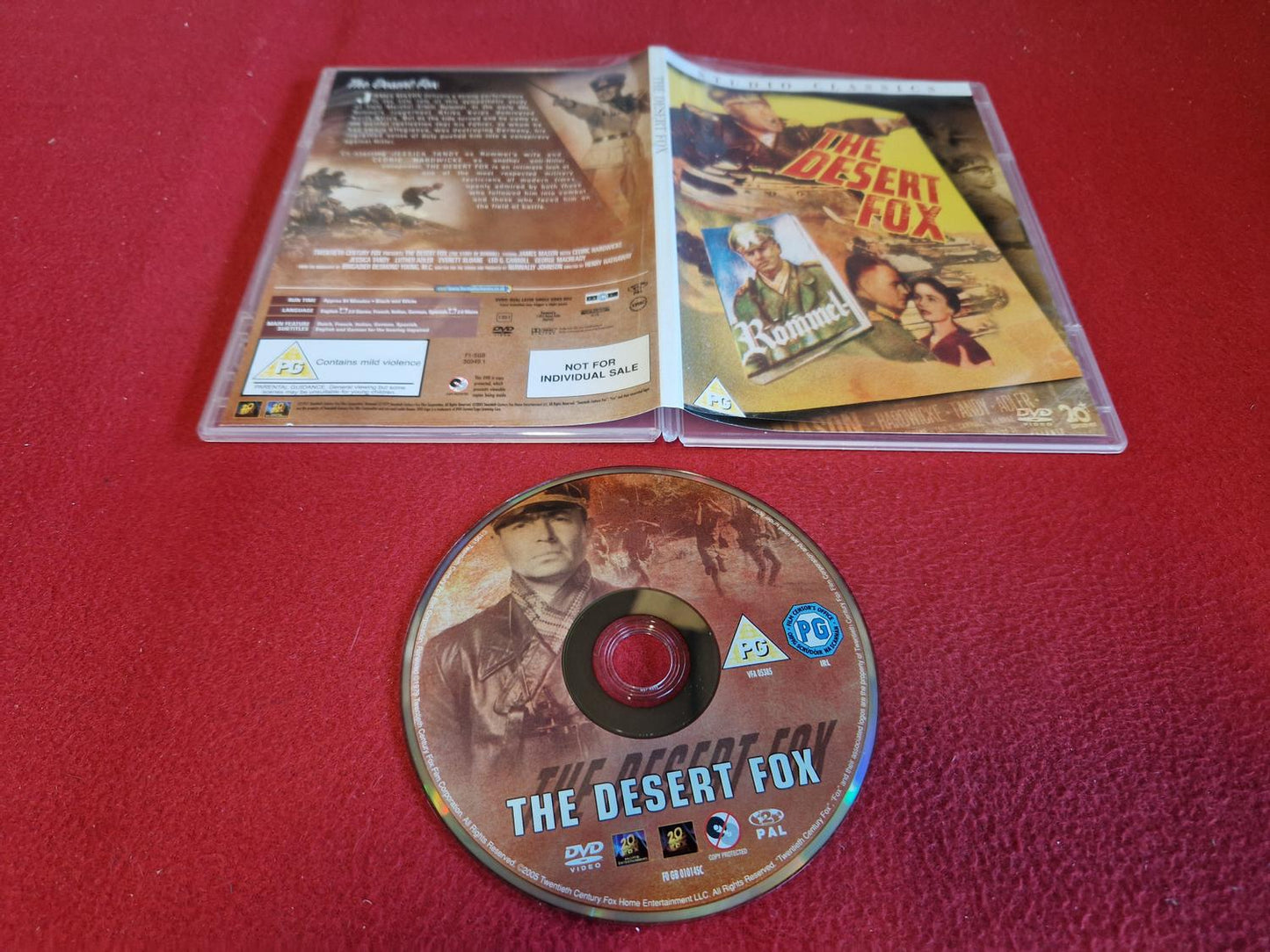 THE DESERT FOX till DVD