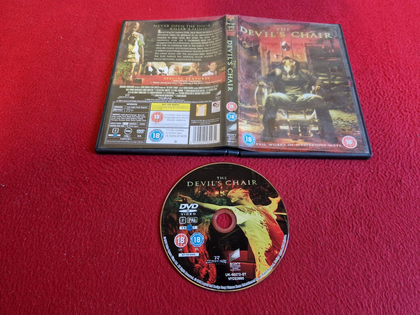 THE DEVIL'S CHAIR DVD