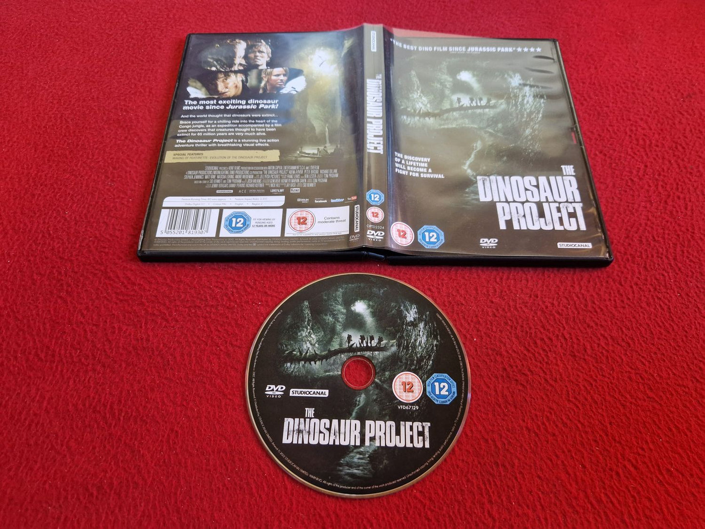THE DINOSAUR PROJECT DVD