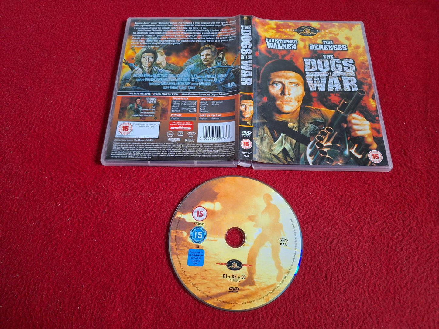 THE DOGS OF WAR DVD