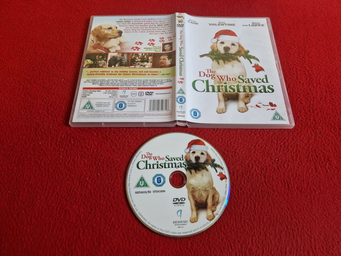 THE DOG WHO SAVED CHRISTMAS DVD
