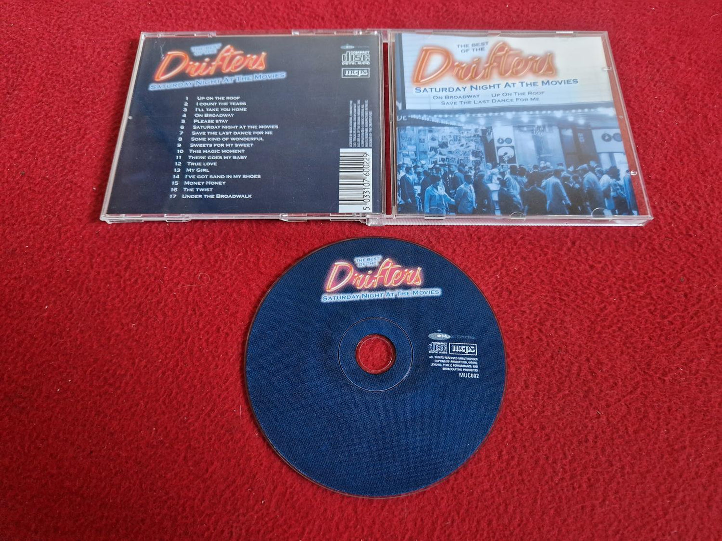 THE DRIFTERS SATURDAY NIGHT AT THE MOVIES THE BEST OF CD