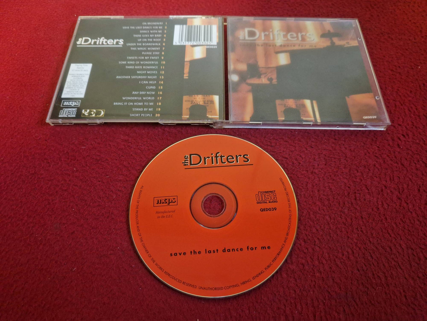 THE DRIFTERS SAVE THE LAST DANCE FOR ME CD