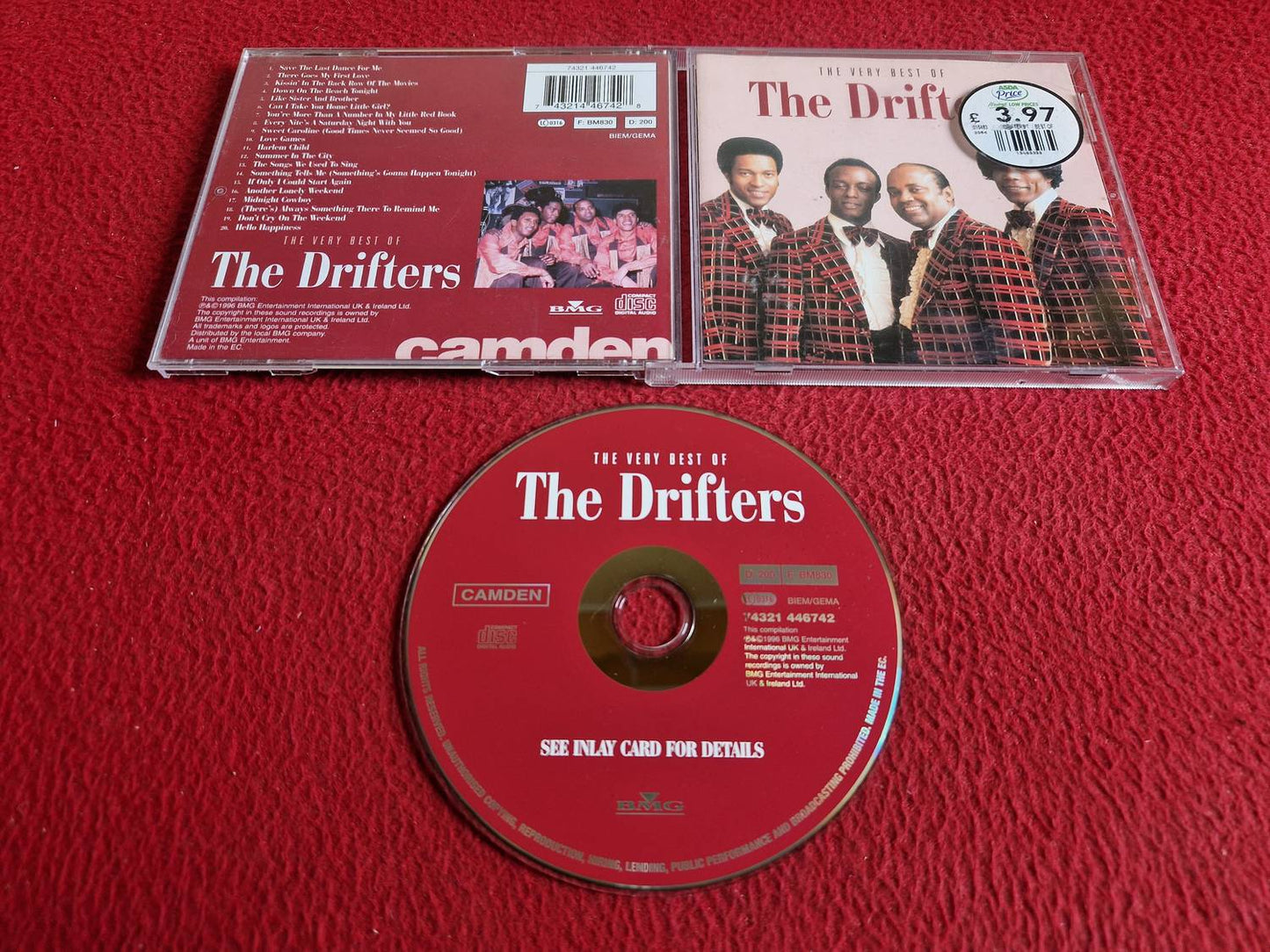 THE DRIFTERS THE BEST OF CD