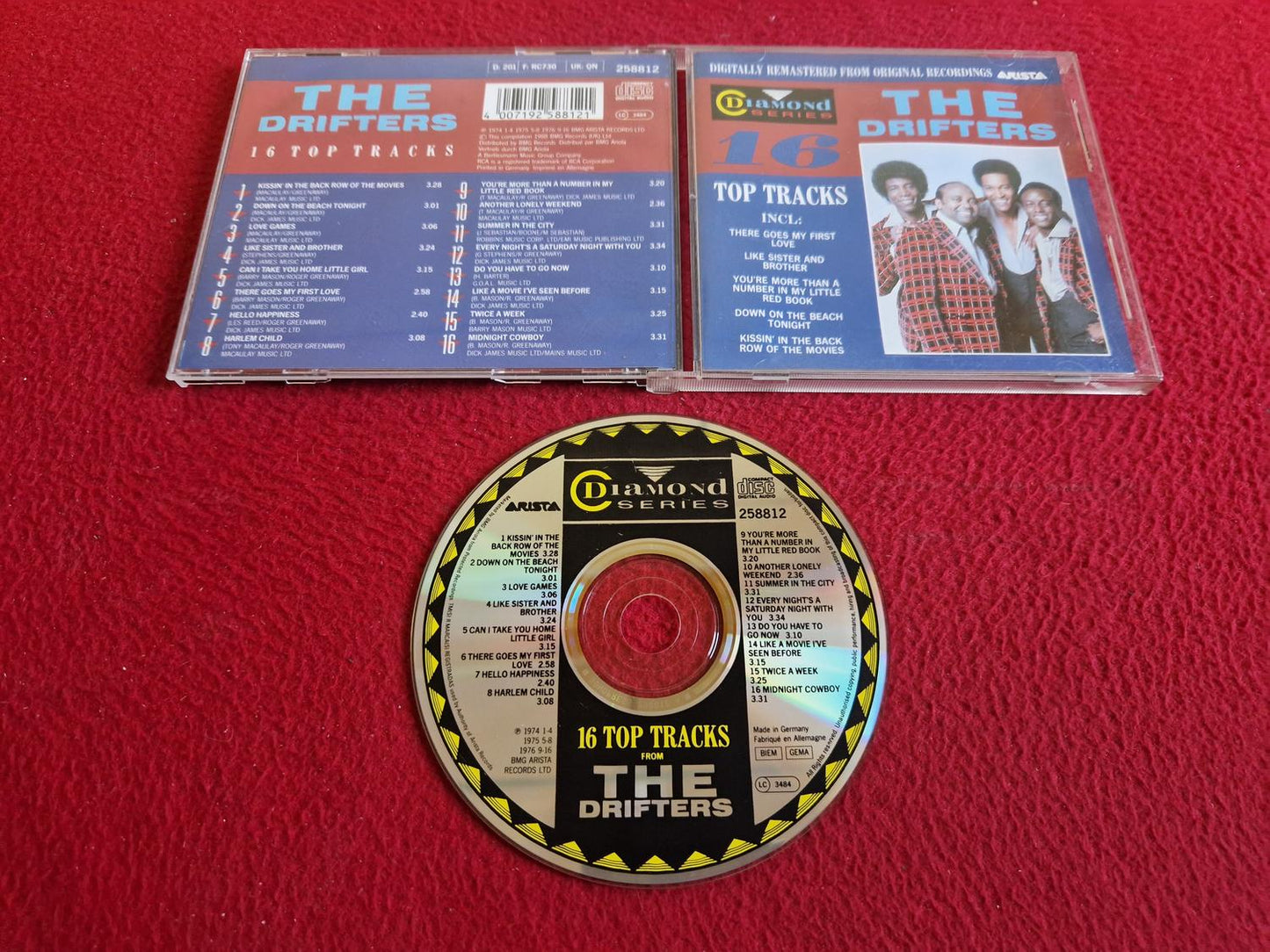 THE DRIFTERS THE DRIFTERS: 16 TOP TRACKS CD