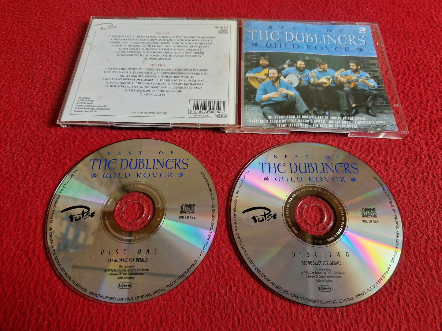 THE DUBLINERS WILD ROVER BEST OF CD