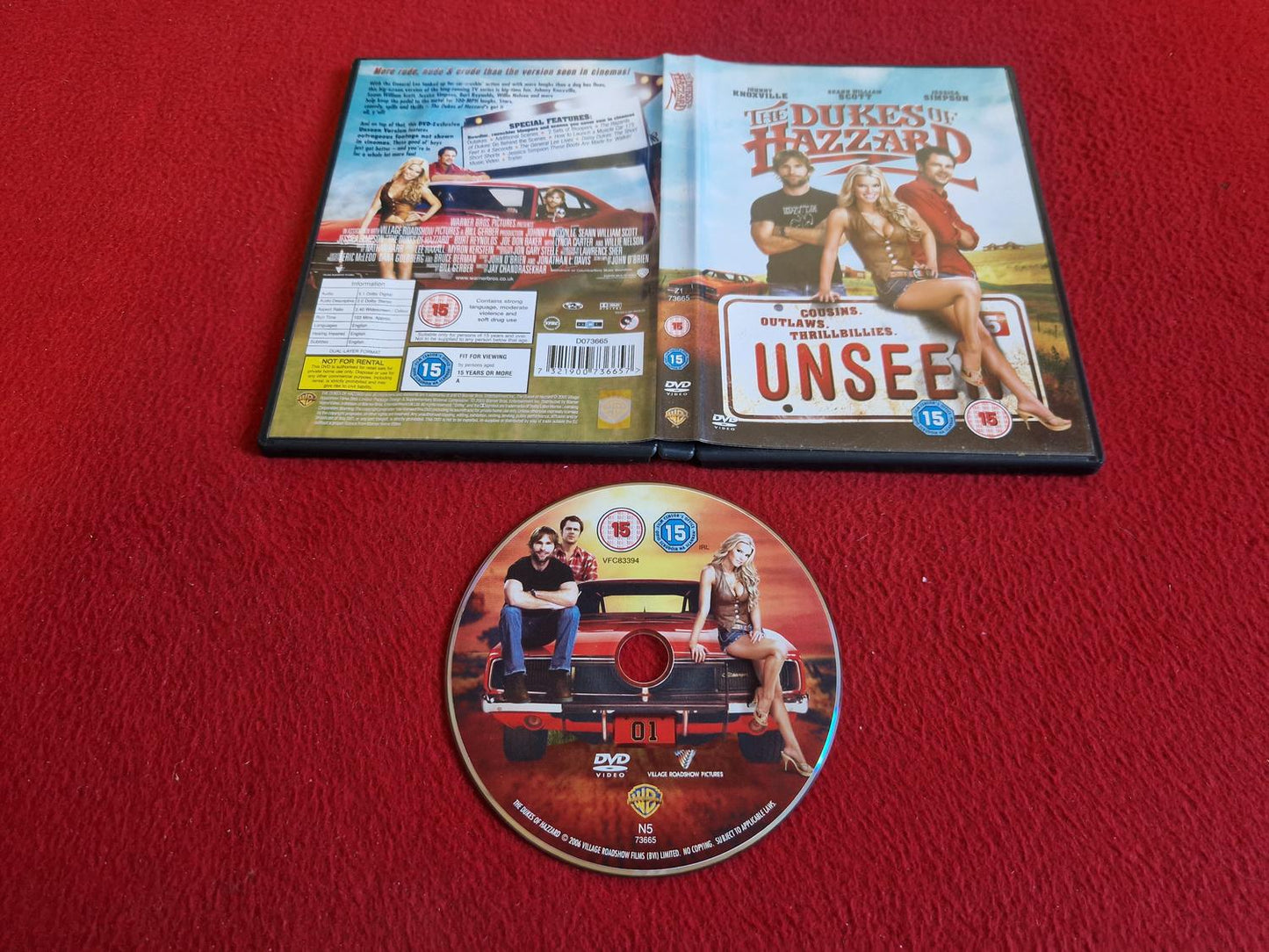 THE DUKES OF HAZZARD DVD