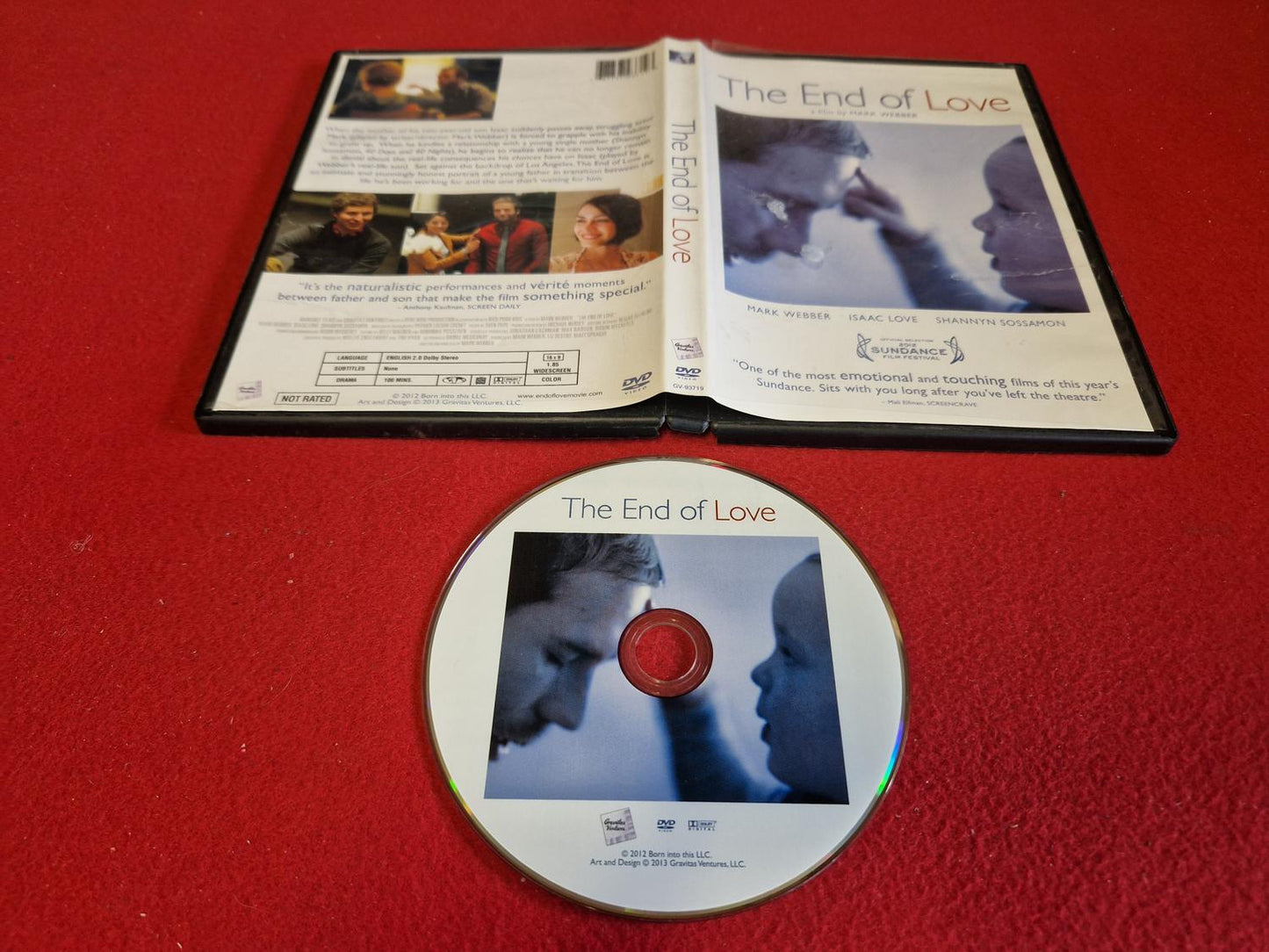 THE END OF LOVE till DVD