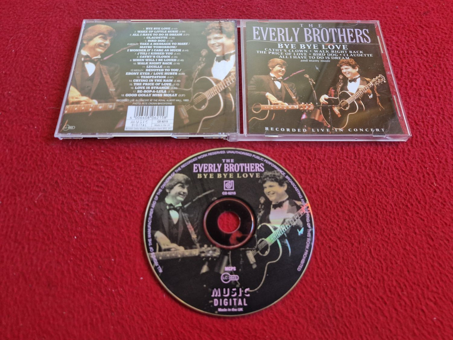 THE EVERLY BROTHERS BYE BYE LOVE CD