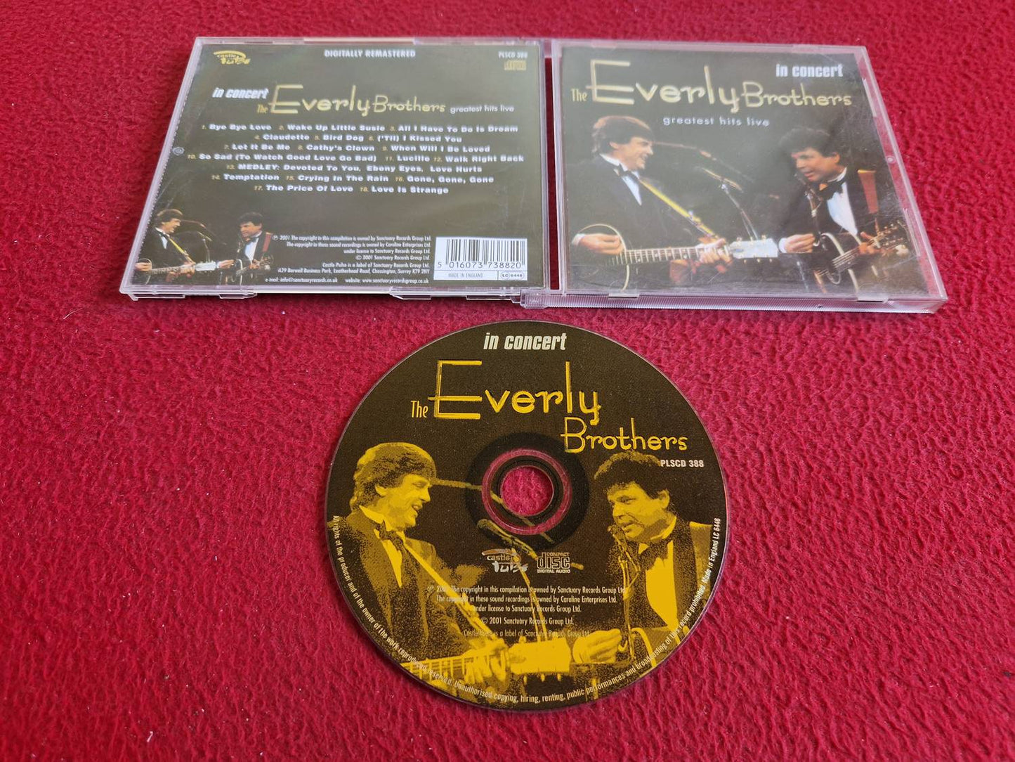 THE EVERLY BROTHERS IN CONCERT CD