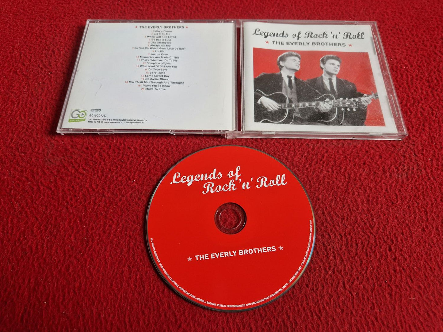 THE EVERLY BROTHERS LEGENDS OF ROCK 'N' ROLL CD
