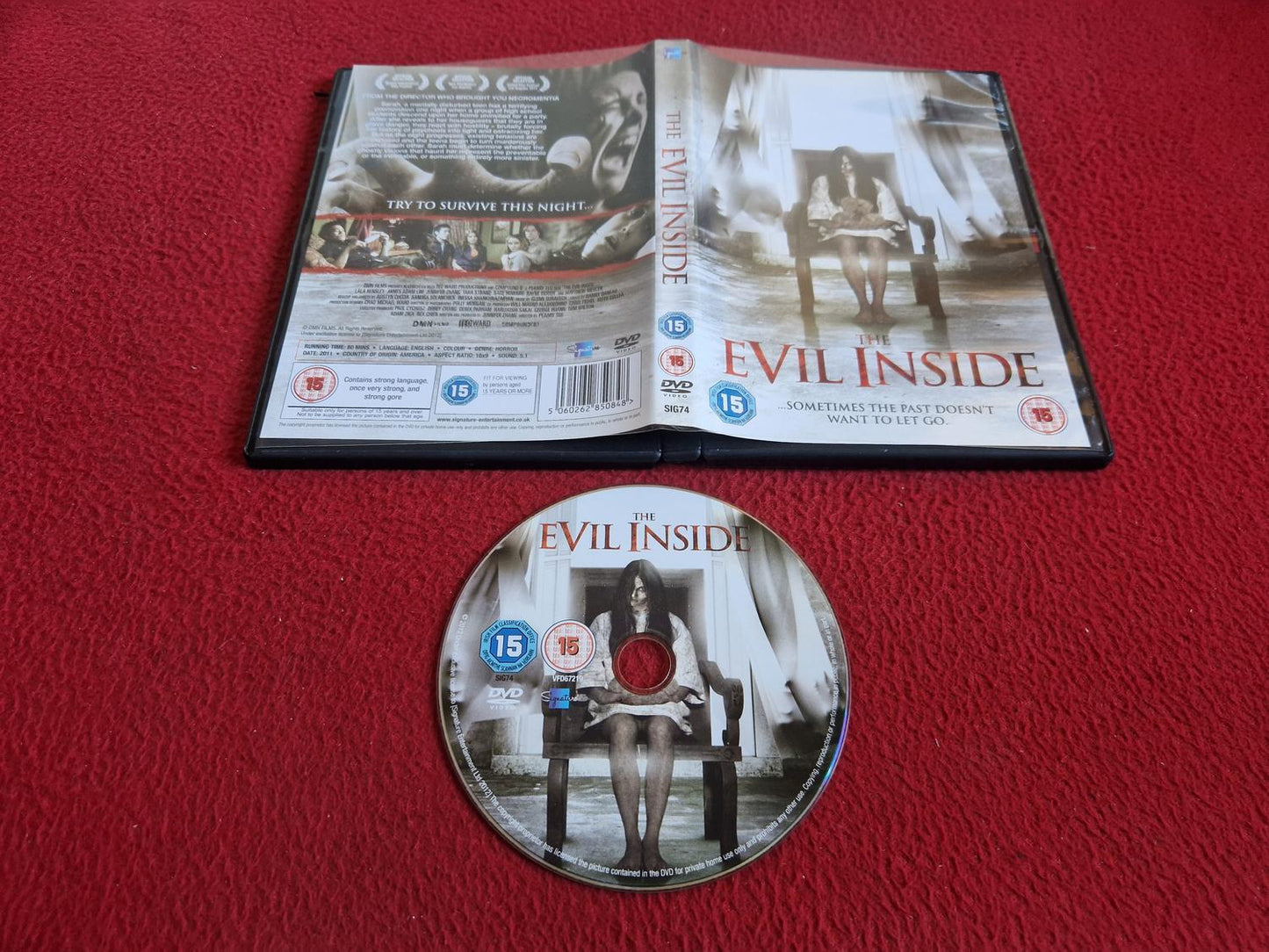 THE EVIL INSIDE DVD