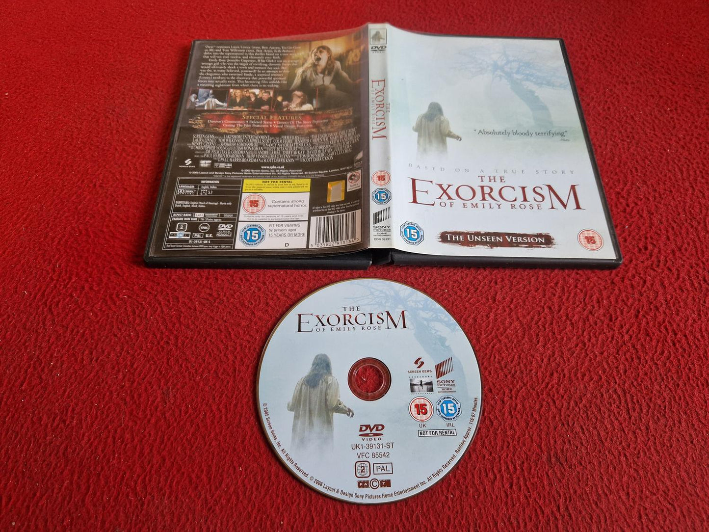 THE EXORCISM OF EMILY ROSE DVD