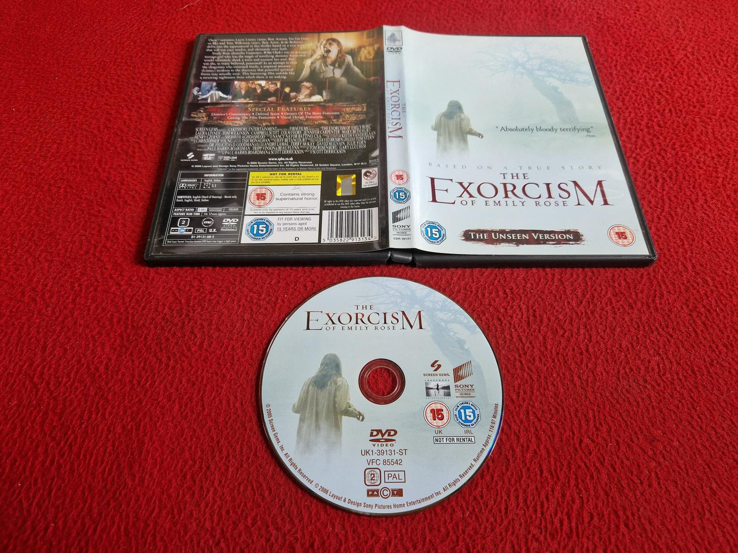 THE EXORCISM OF EMILY ROSE DVD