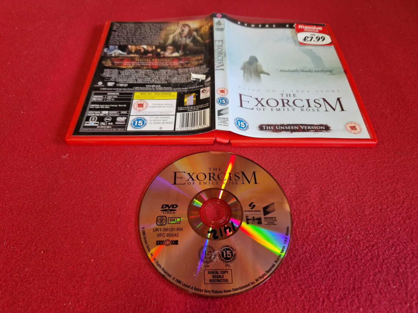 THE EXORCISM OF EMILY ROSE till DVD
