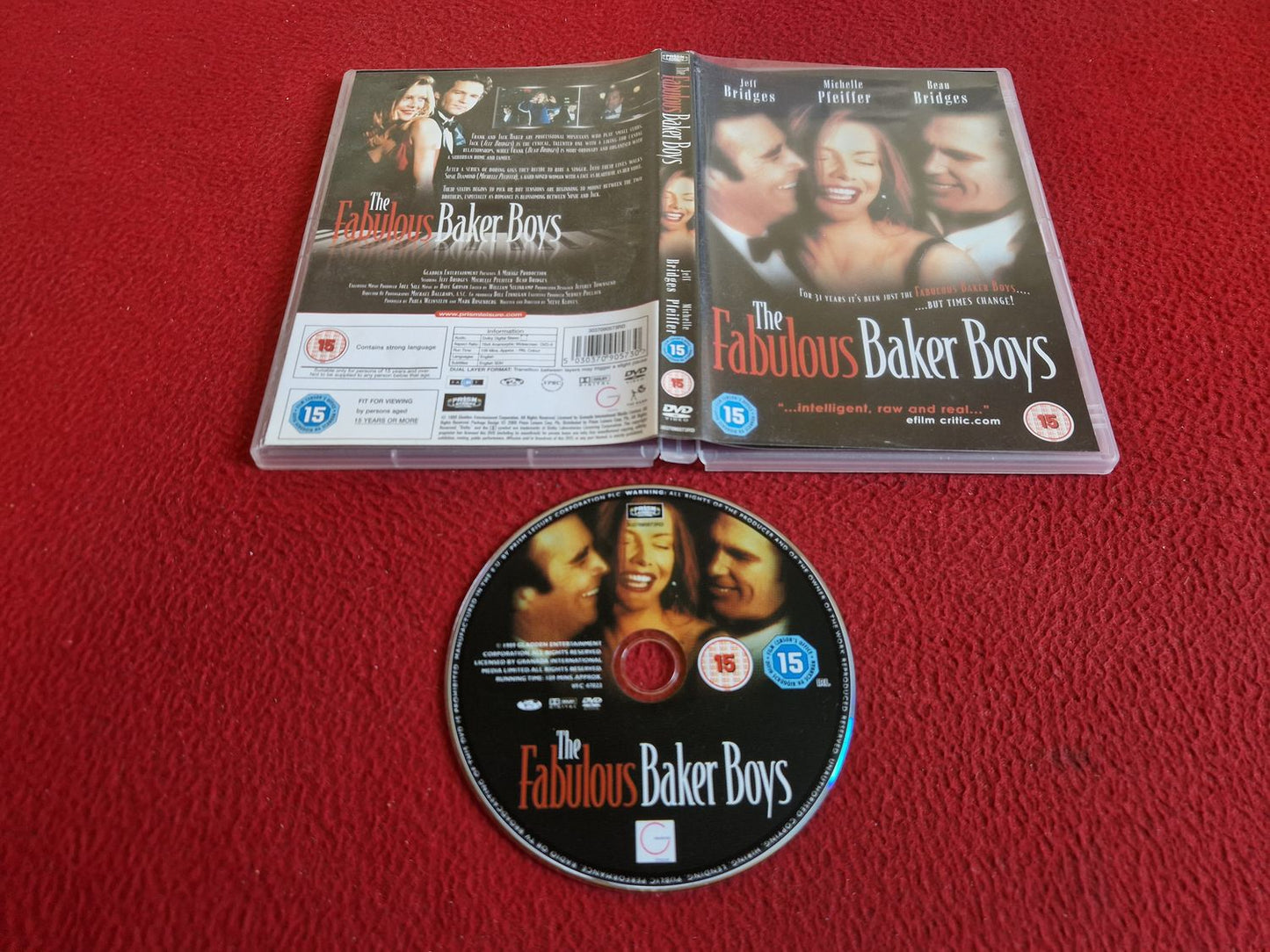 THE FABULOUS BAKER BOYS DVD