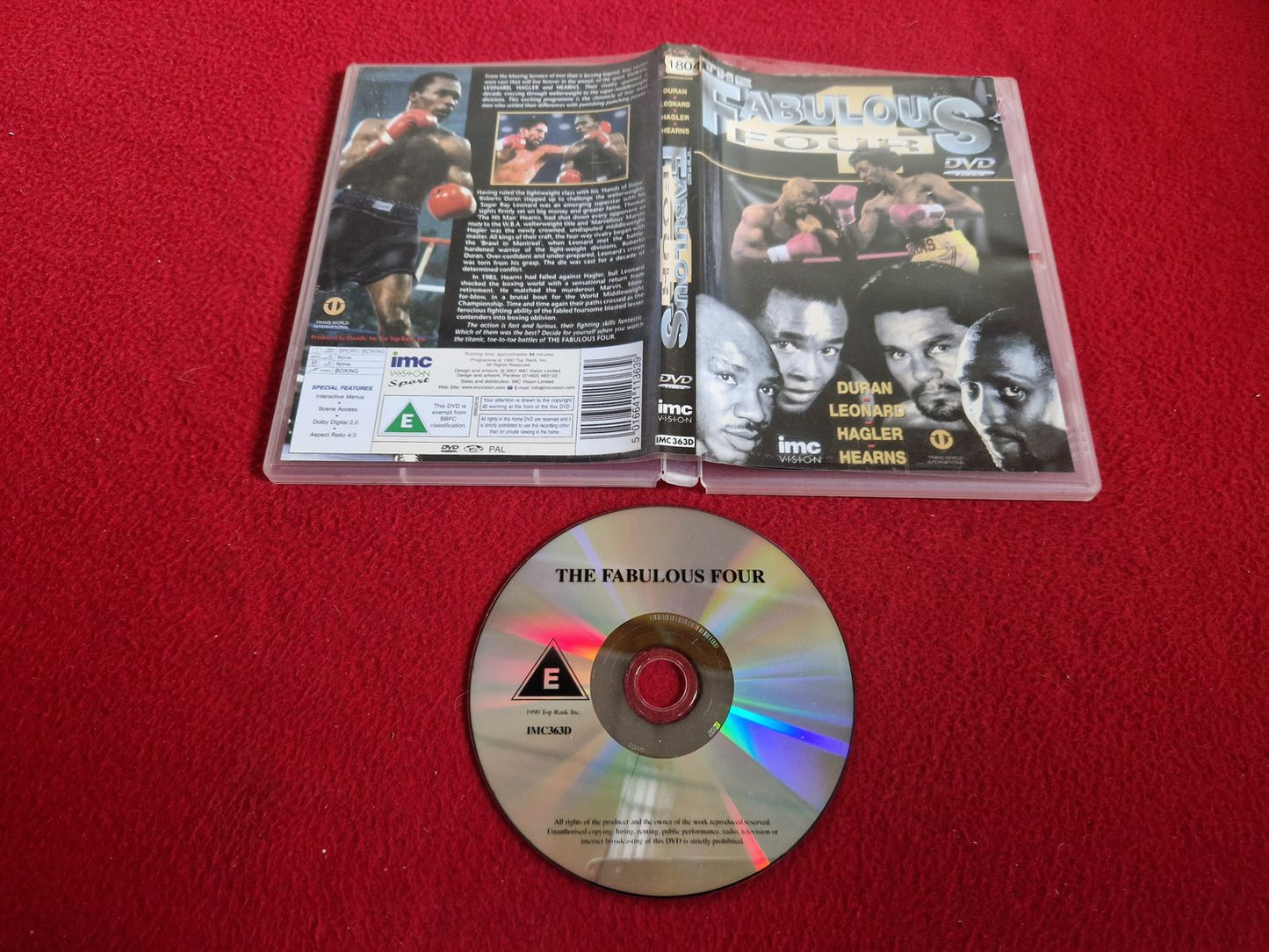 THE FABULOUS FOUR - DURAN / LEONARD / HAGLER / HEARNS DVD