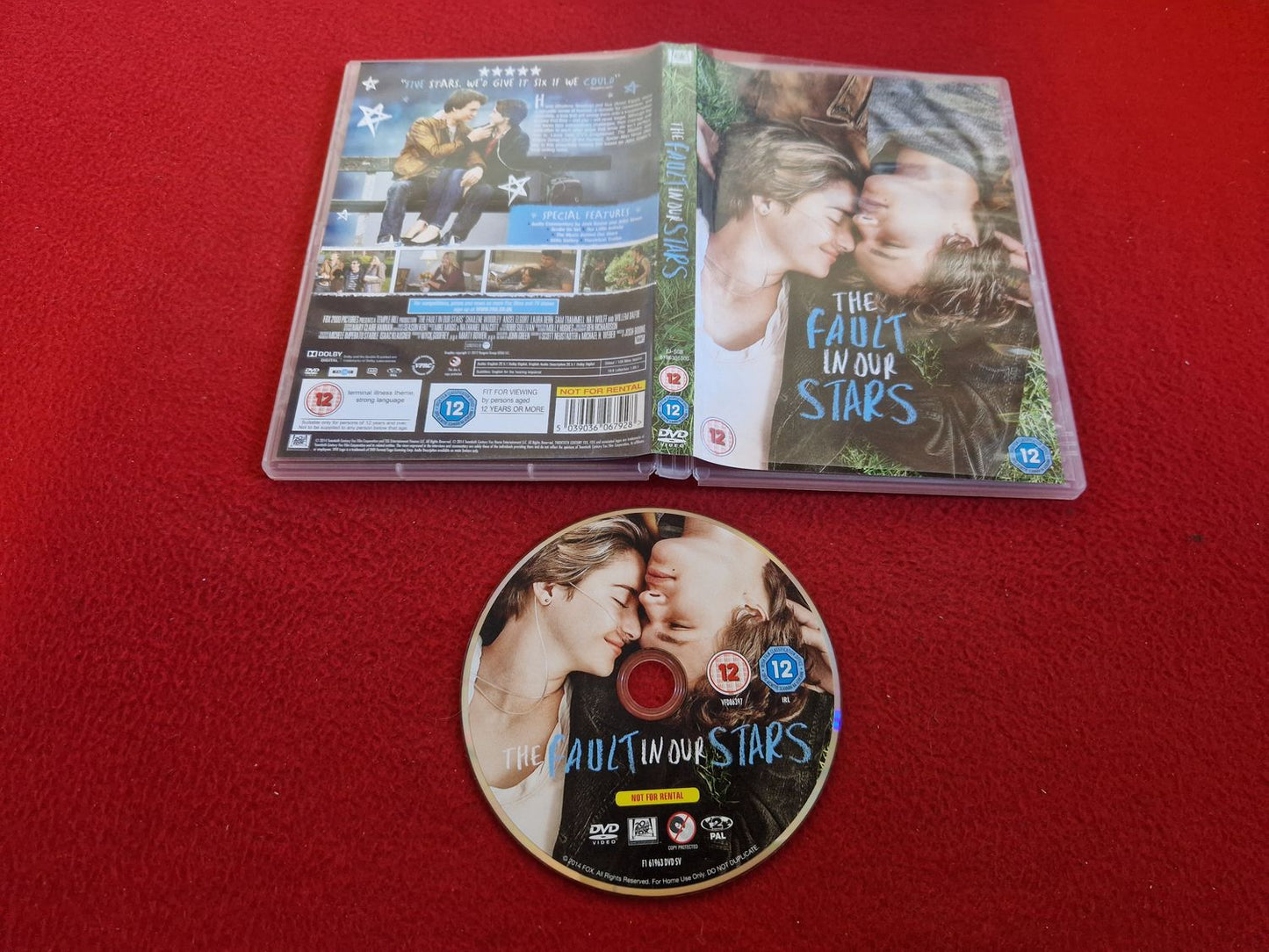 THE FAULT IN OUR STARS DVD