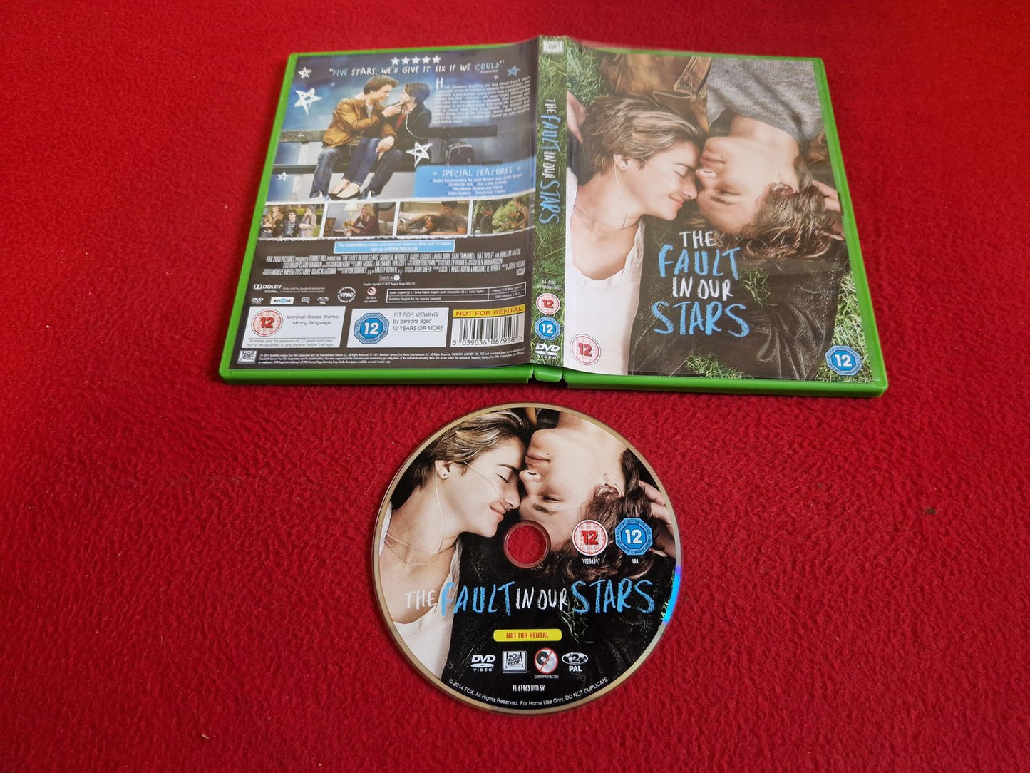 THE FAULT IN OUR STARS DVD