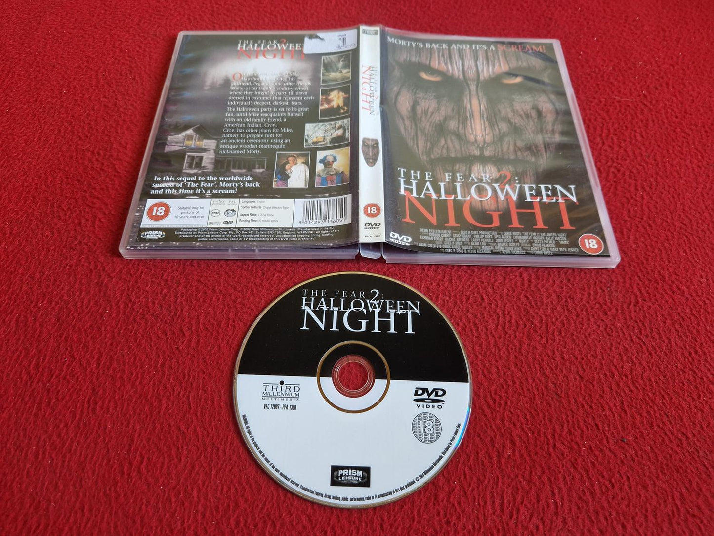 THE FEAR 2 HALLOWEEN NIGHT DVD