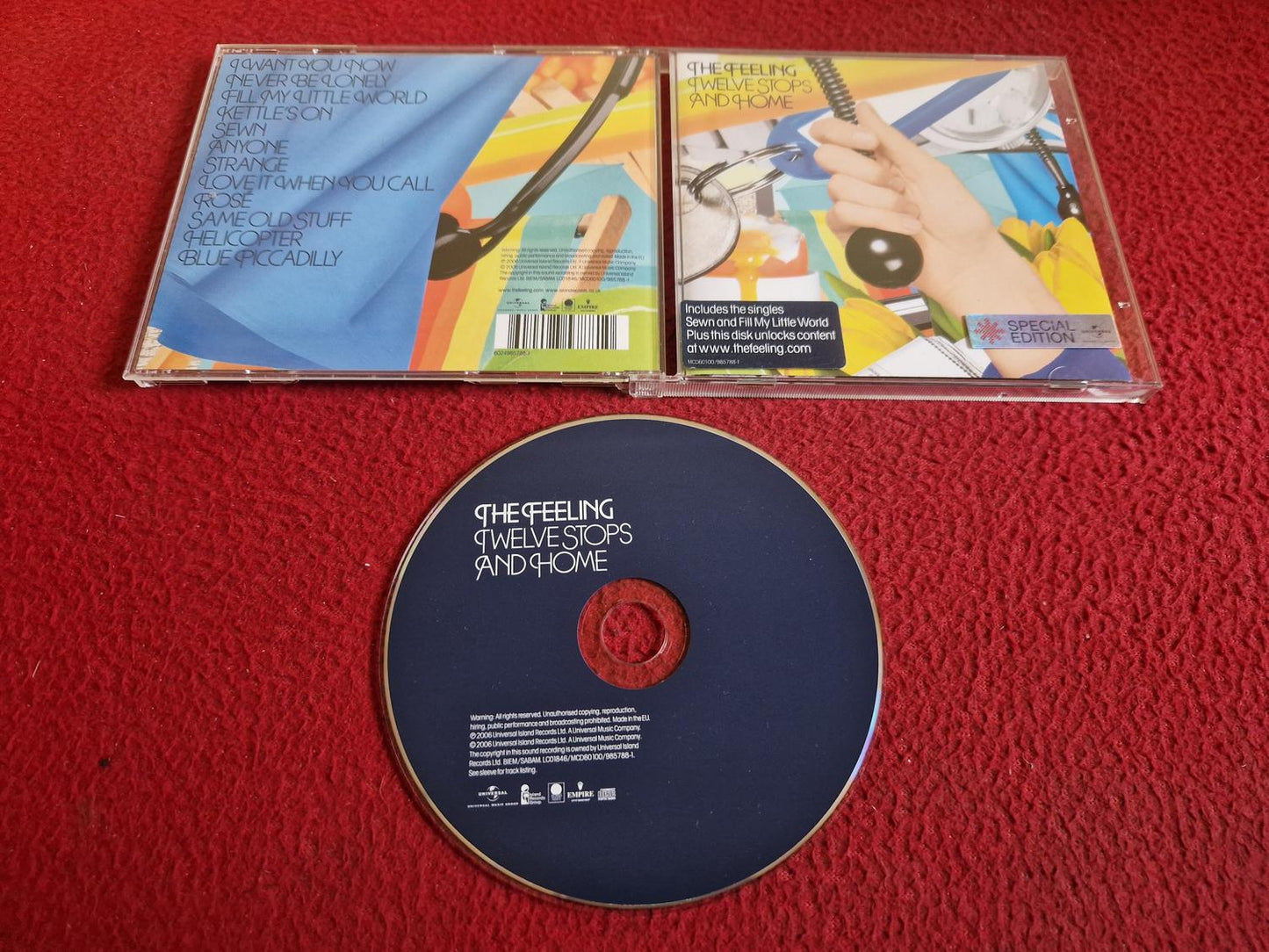 THE FEELING TWELVE STEPS AND HOME CD