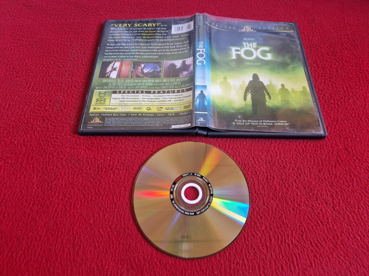 THE FOG DVD