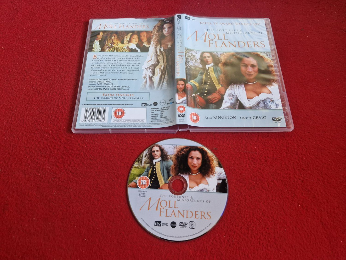 THE FORTUNES & MISFORTUNES OF MOLL FLANDERS DVD