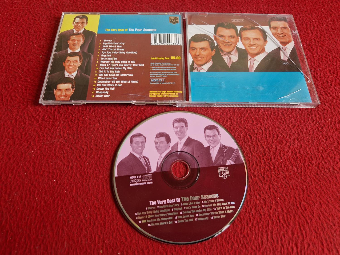 THE FOUR SEASONS THE VERY BEST OF CD