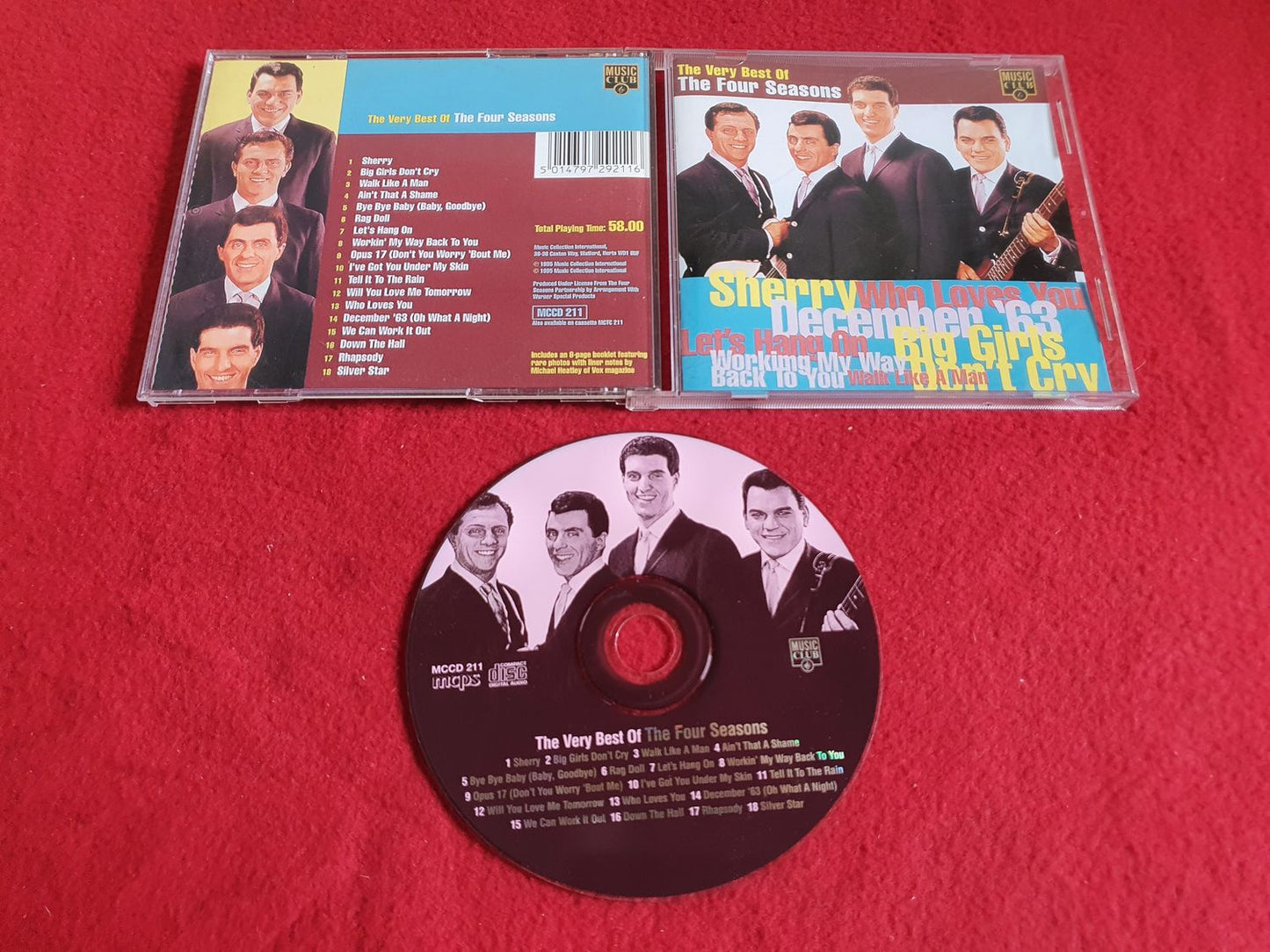 THE FOUR SEASONS THE VERY BEST OF till CD