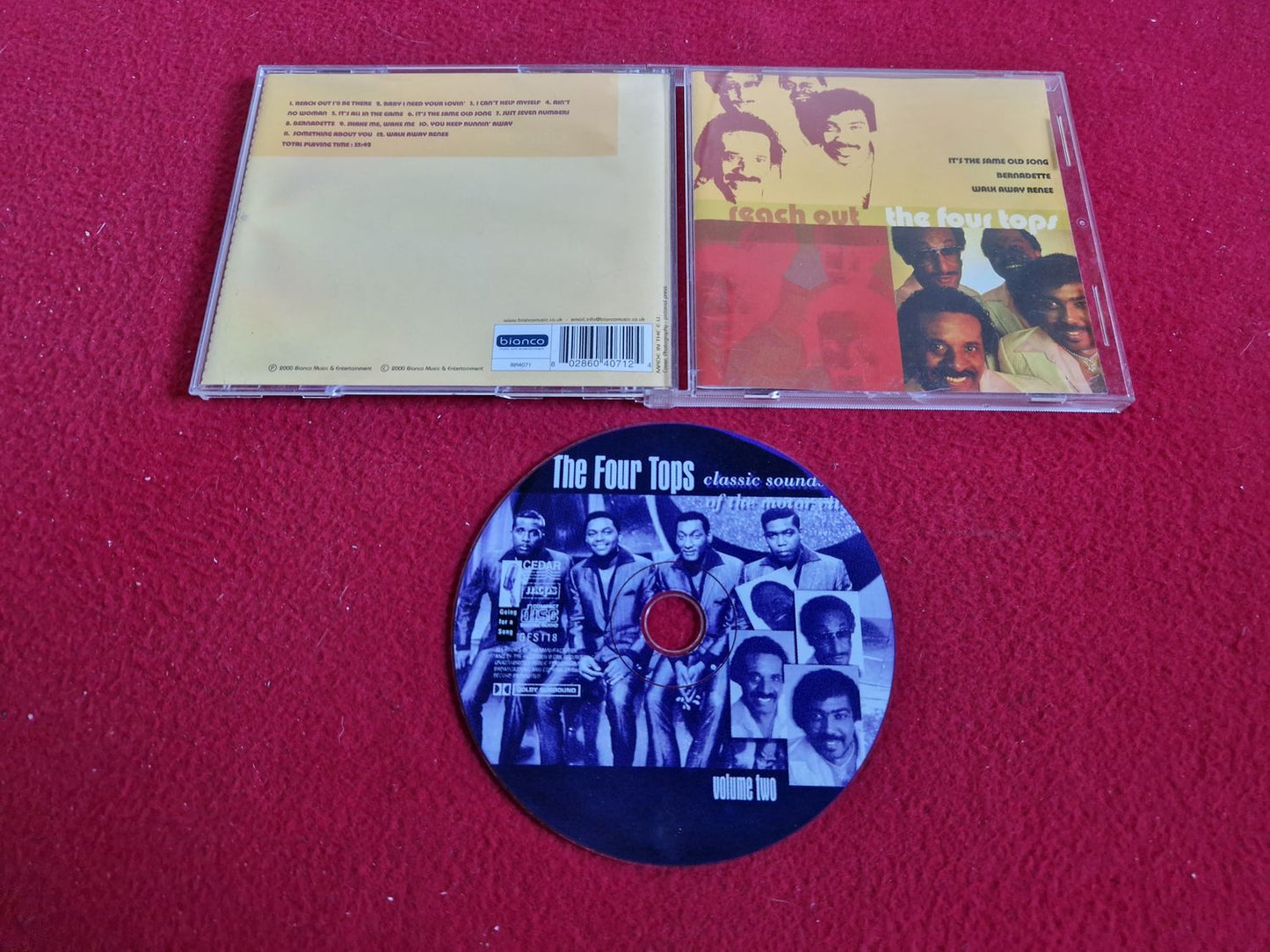 THE FOUR TOPS REACH OUT CD