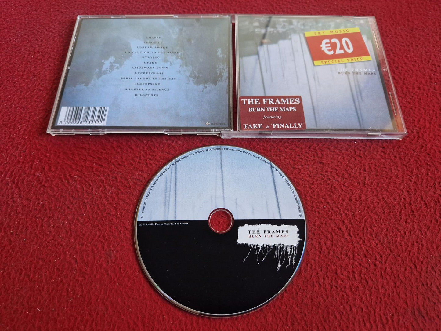 THE FRAMES BURN THE MAPS CD