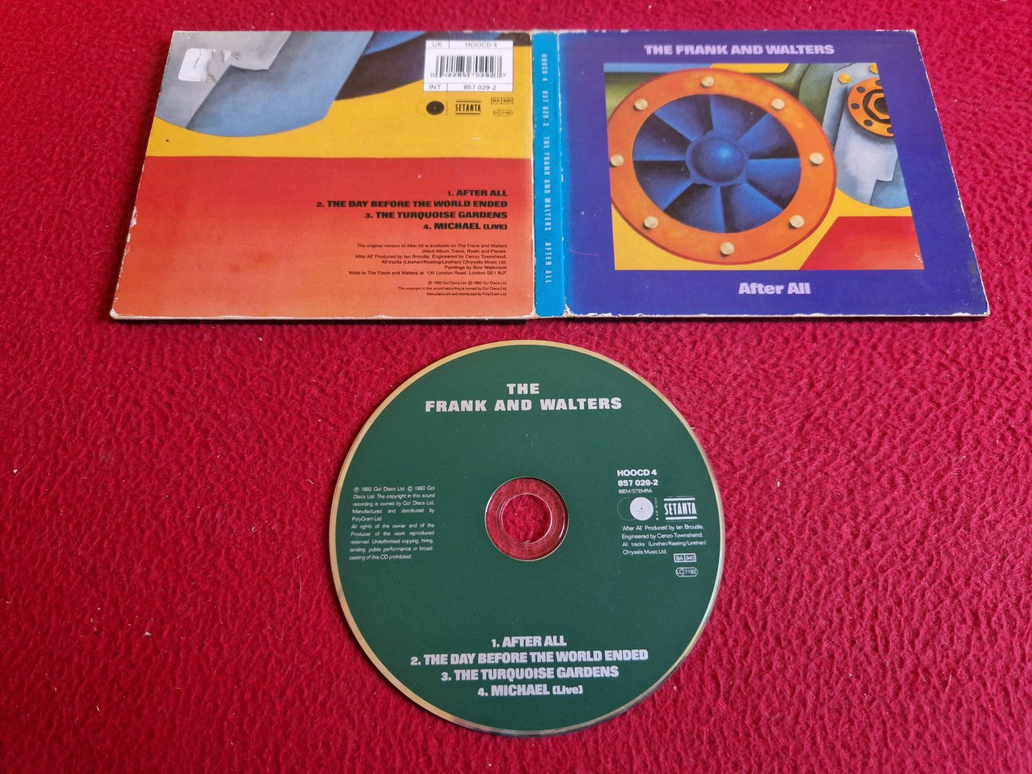 THE FRANK AND WALTERS AFTER ALL CD