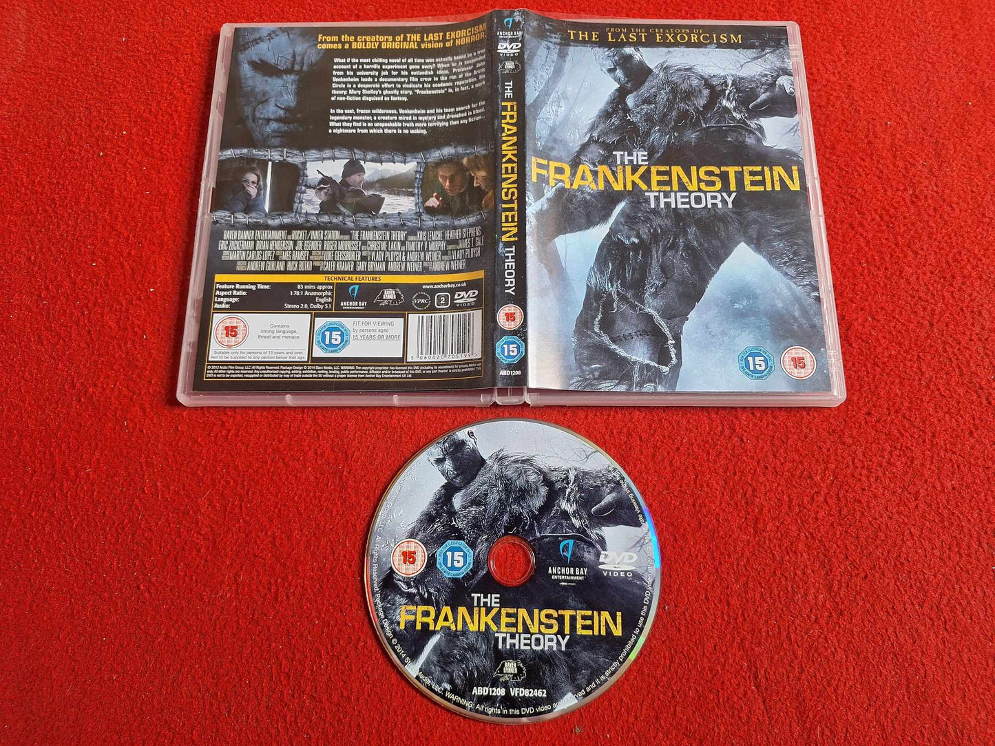 THE FRANKENSTEIN THEORY DVD