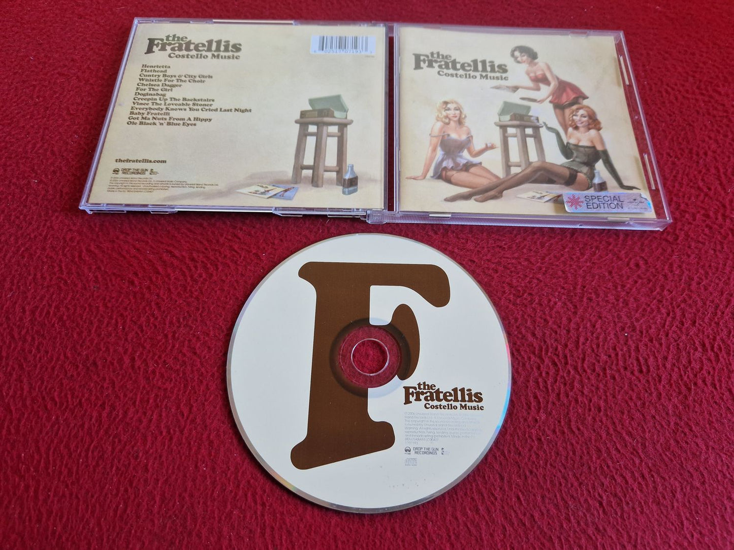 THE FRATELLIS COSTELLO MUSIC CD