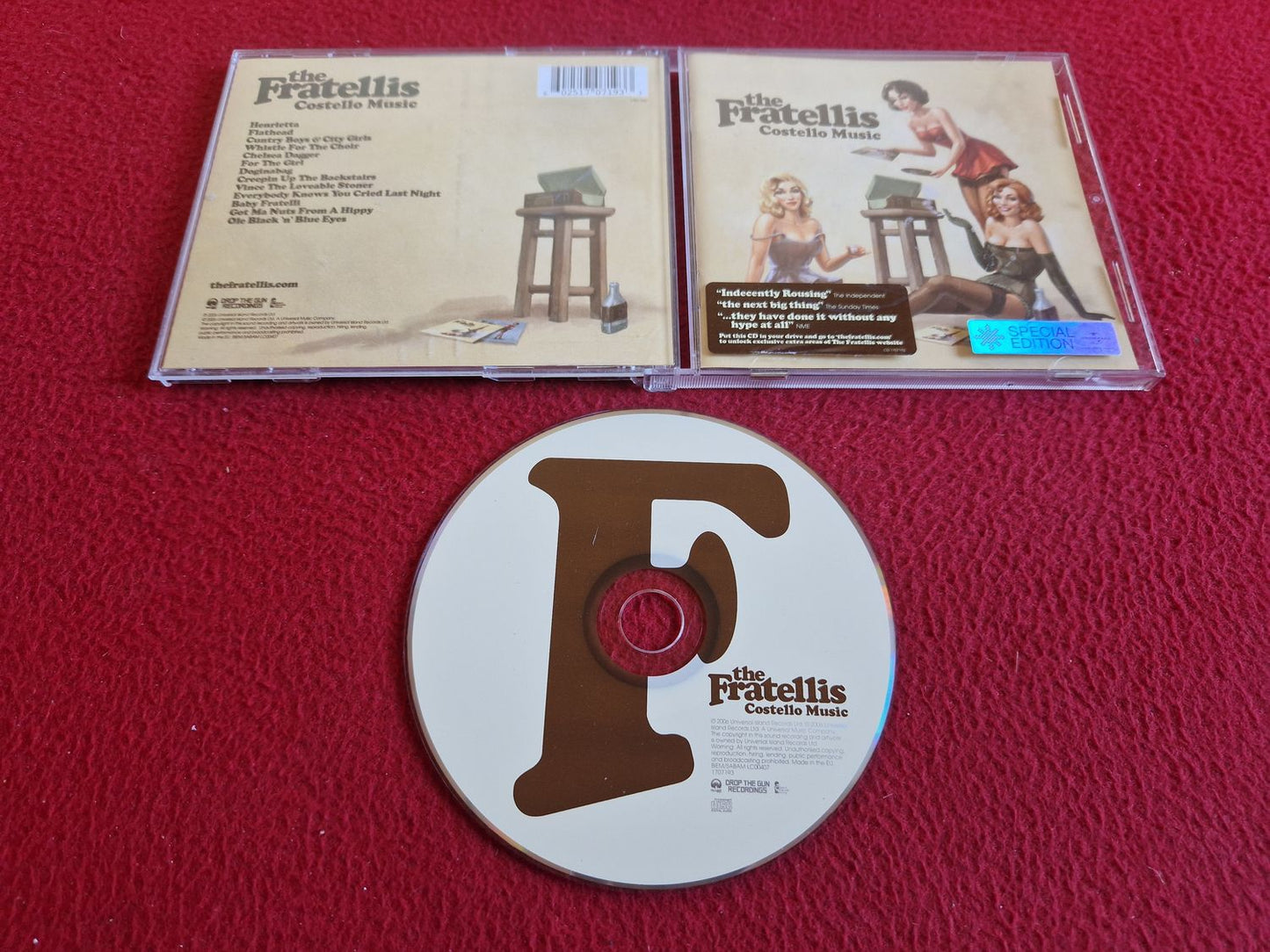 THE FRATELLIS COSTELLO MUSIC SPECIAL EDITION CD