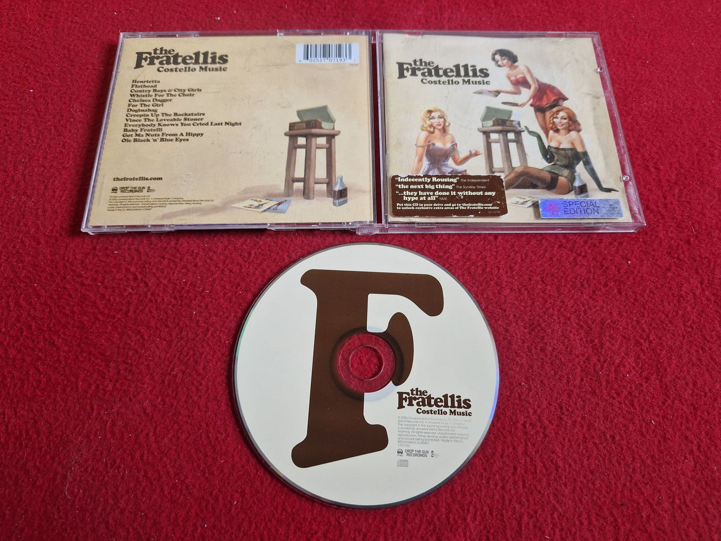 THE FRATELLIS COSTELLO MUSIC till CD