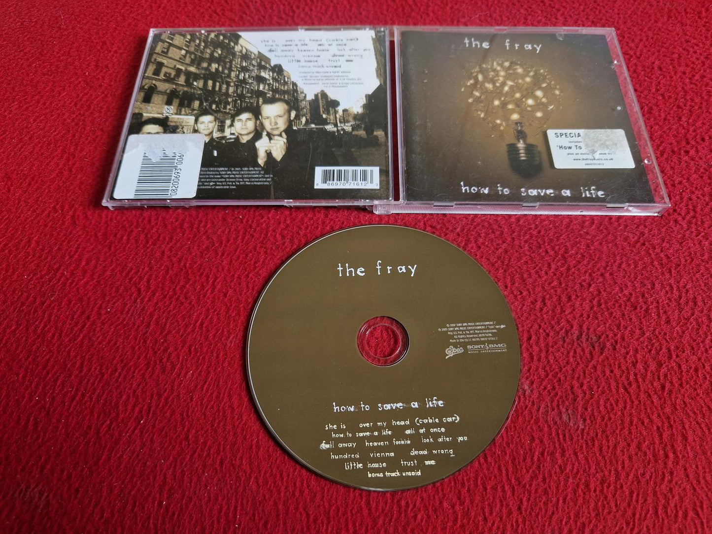 THE FRAY HOW TO SAVE A LIFE CD