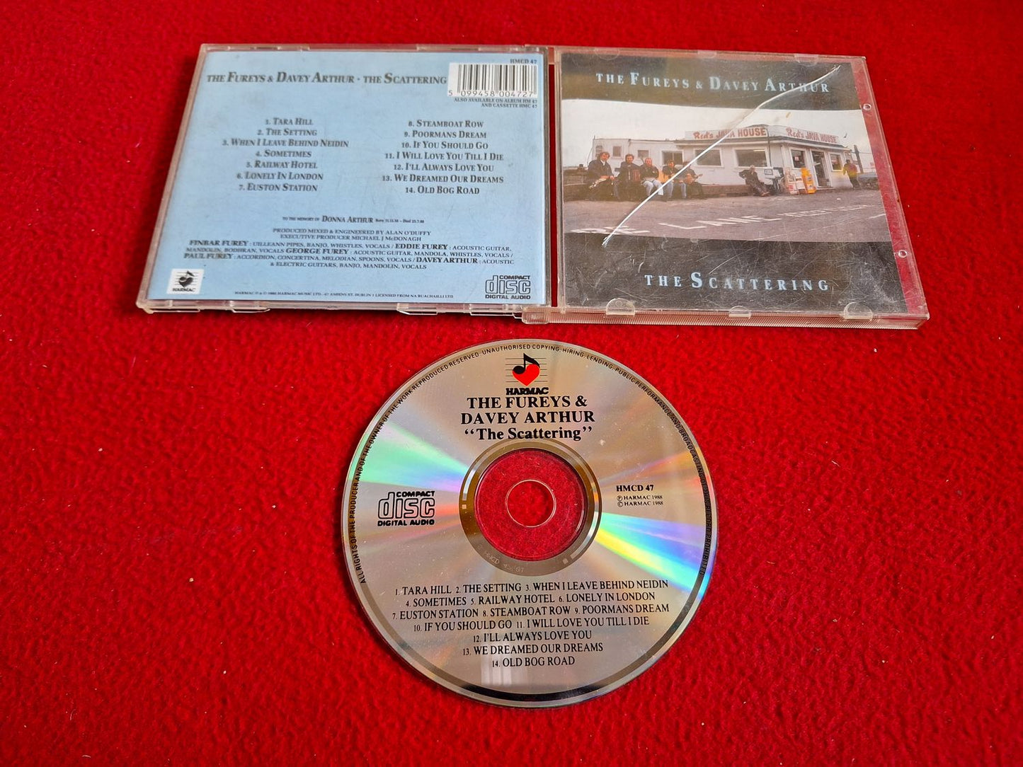 THE FUREYS & DAVEY ARTHUR THE SCATTERING CD