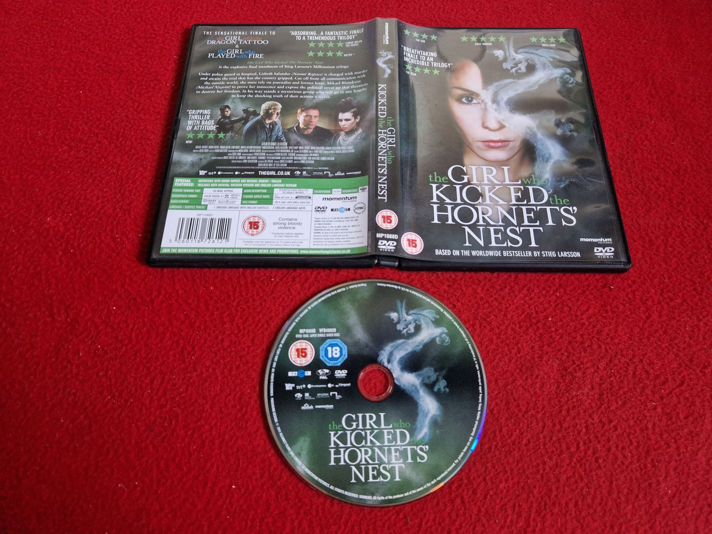 THE GIRL WHO KICKED THE HORNETS' NEST DVD