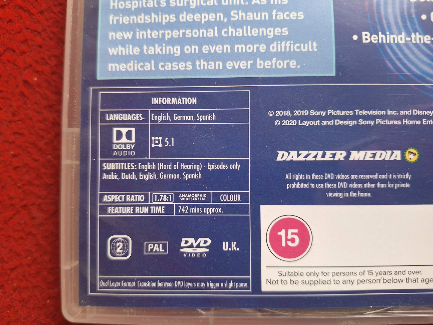 THE GOOD DOCTOR SEASON 2 BOX DVD
