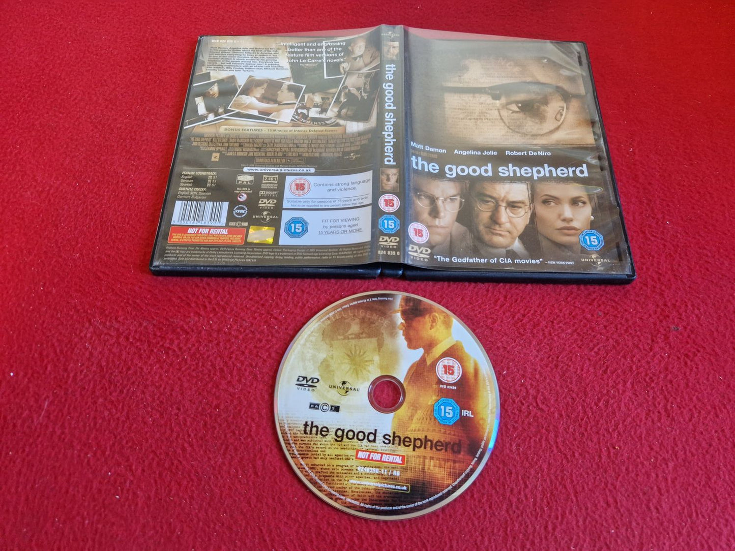THE GOOD SHEPHERD DVD