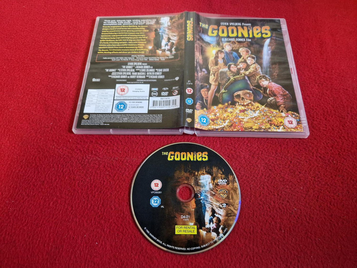 THE GOONIES DVD