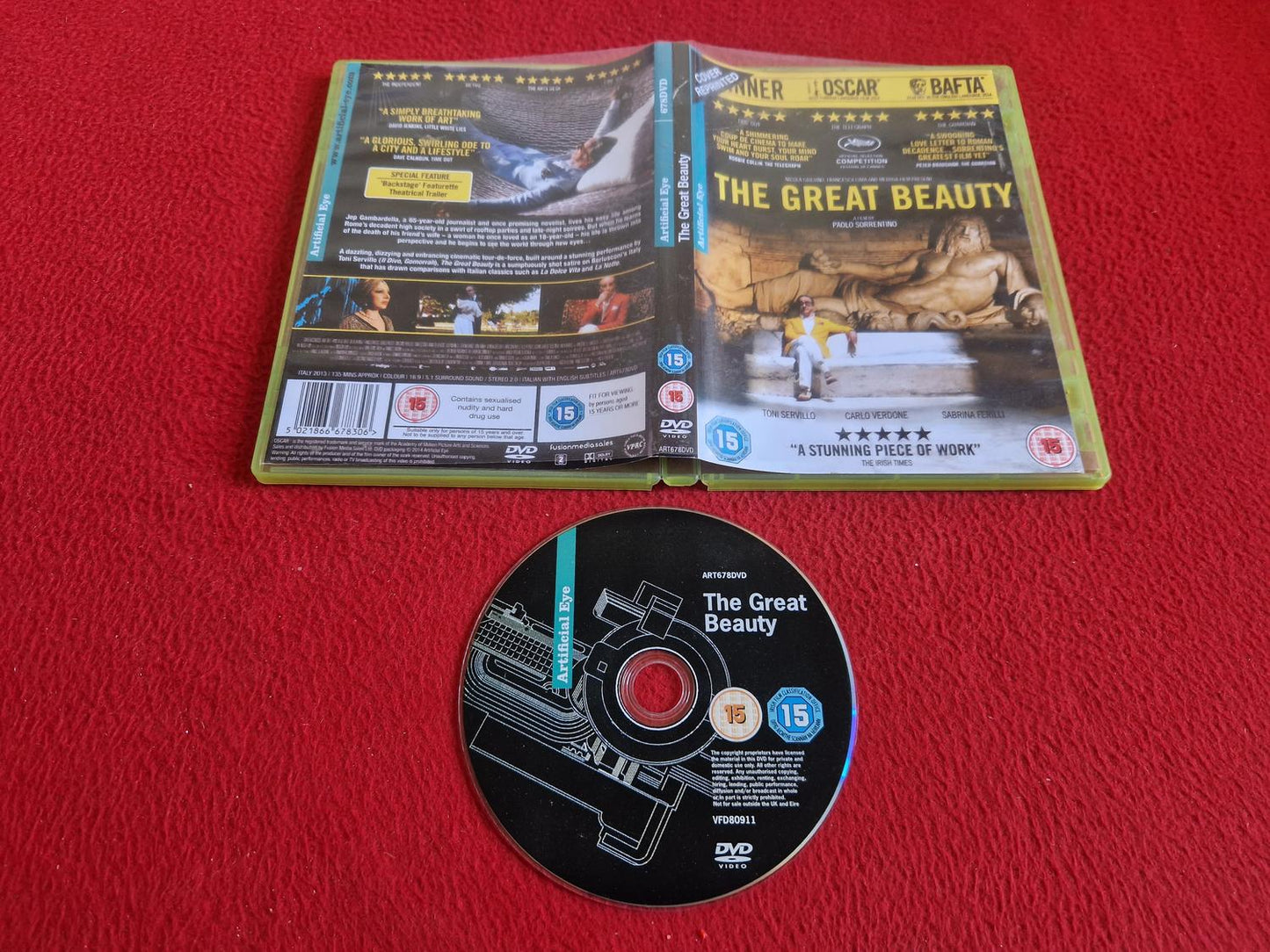 THE GREAT BEAUTY DVD