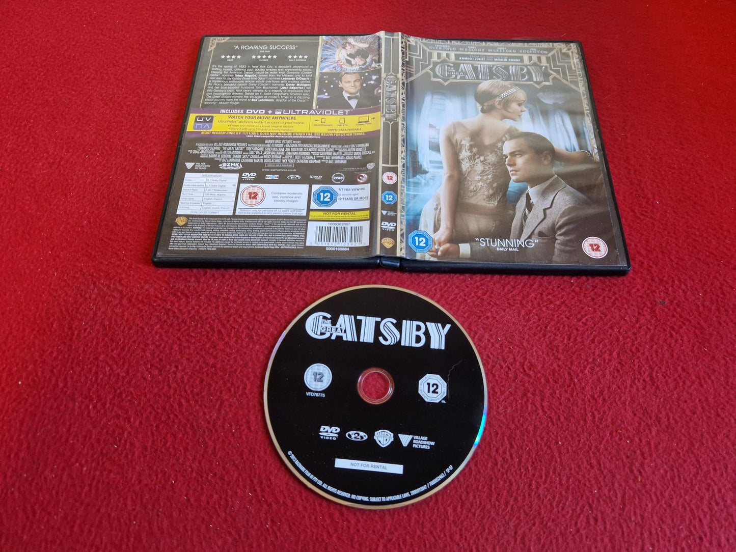 THE GREAT GATSBY DVD