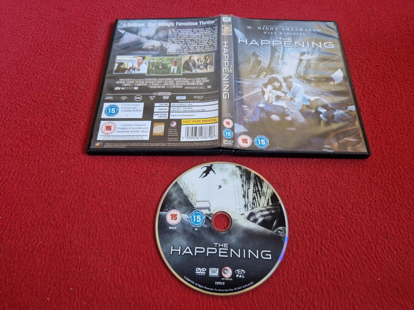 THE HAPPENING DVD