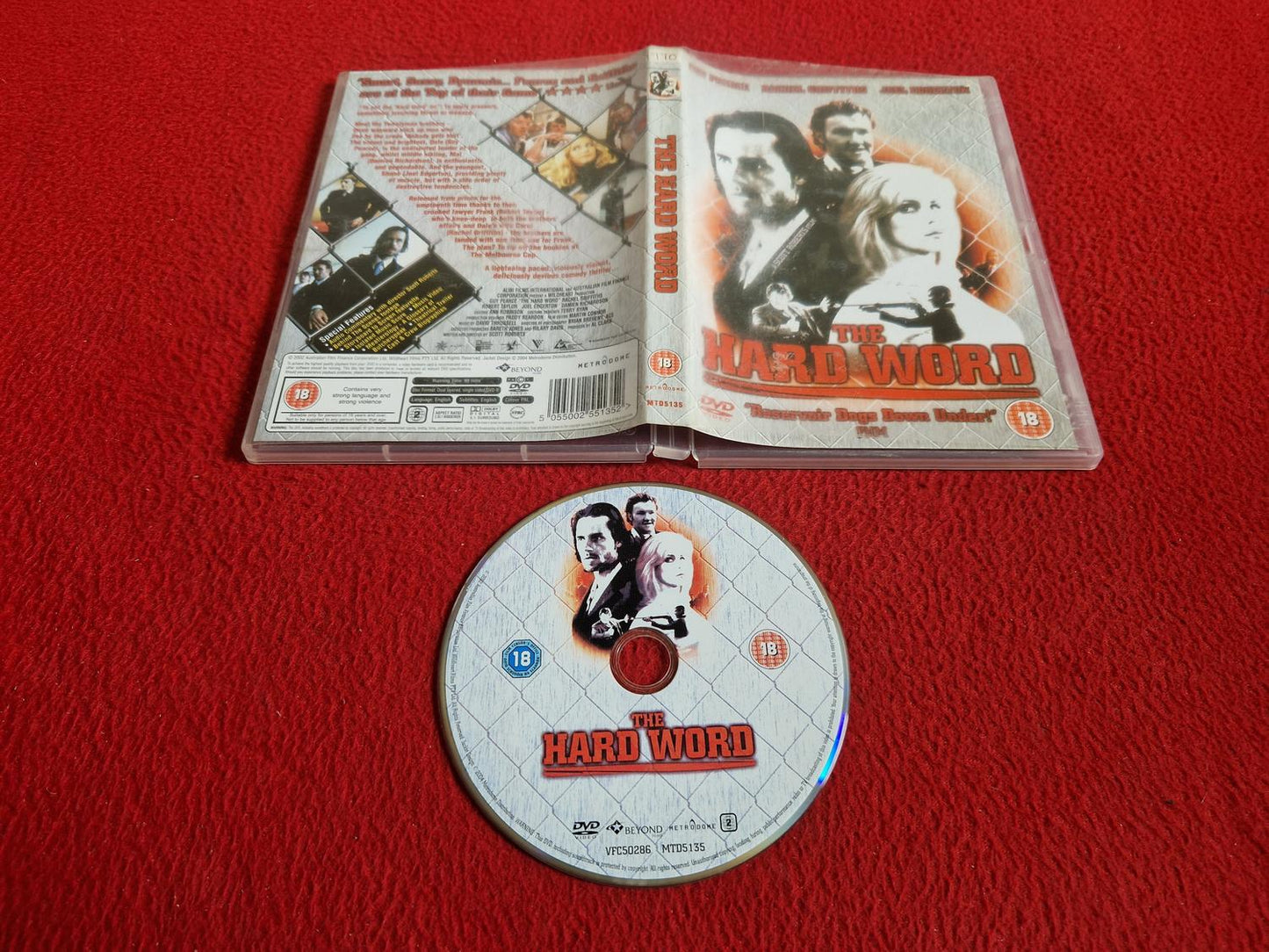 THE HARD WORD DVD