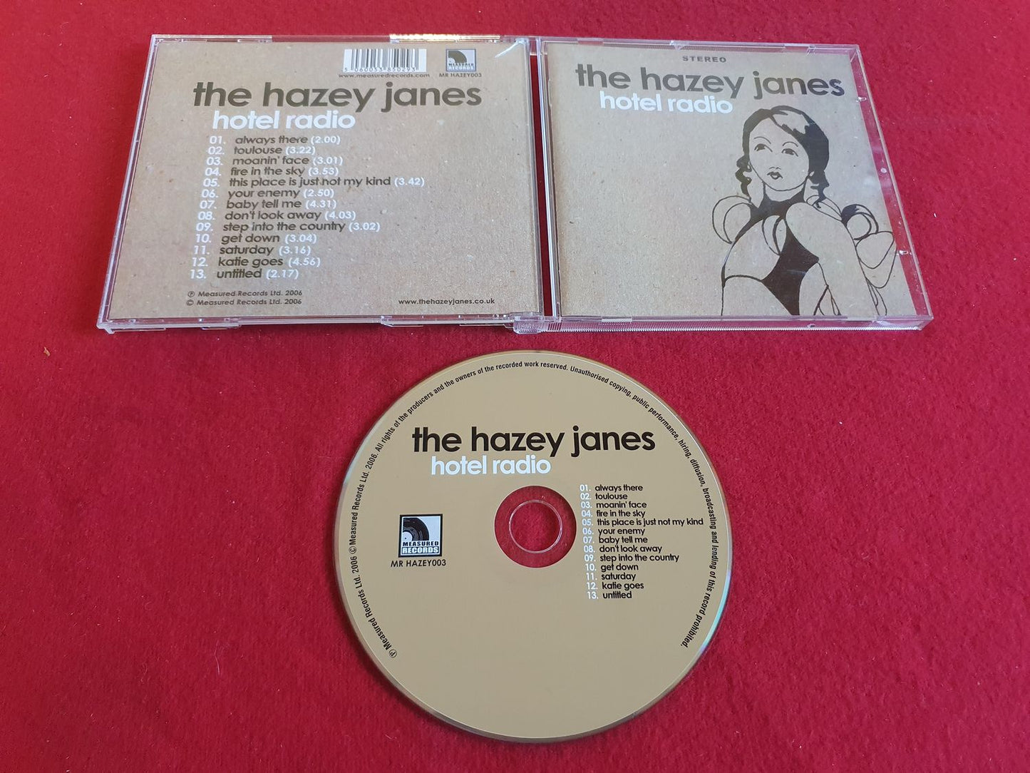 THE HAZEY JANES HOTEL RADIO till CD