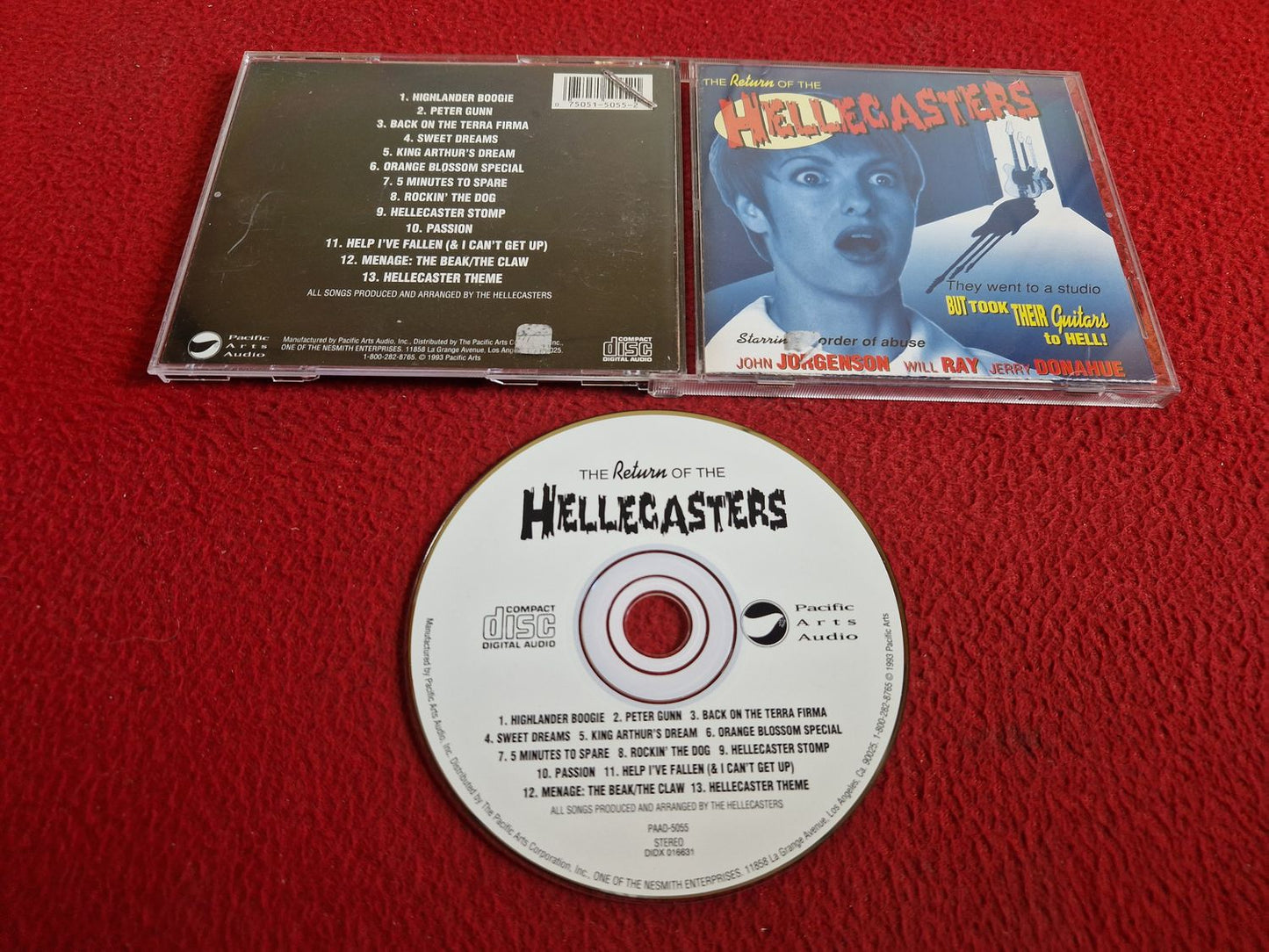 THE HELLECASTERS THE RETURN OF CD